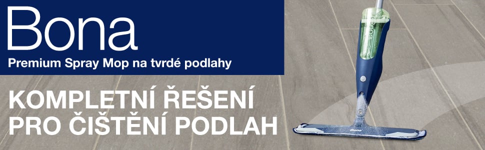 Image of Bona Premium Spray Mop for Hard-Surface Floors cleaning a LVT floor