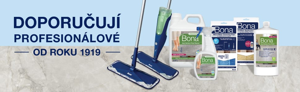 Image of the full Bona Hard Surface Floor cleaning system which include a refill bottle plus a spray mop or a microfiber mop and trigger spray bottle