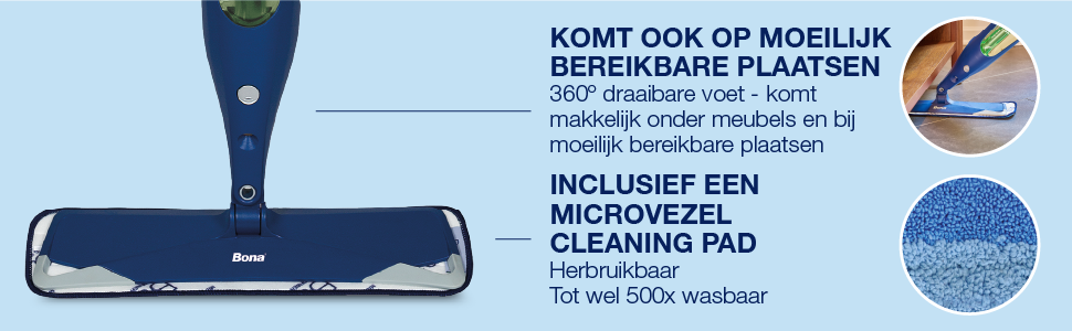 Bona Spray Mop Harde Vloer