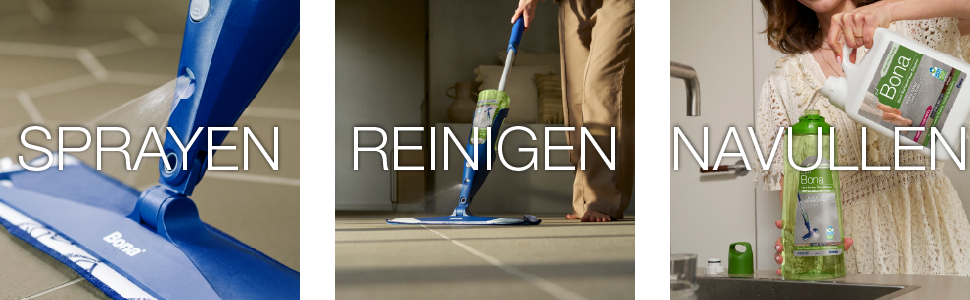Bona Spray Mop Harde Vloer