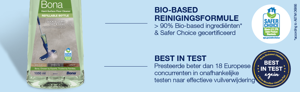 Bona Reiniger Harde Vloeren Biobased Formule