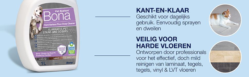 Bona Pet System - Intensiefreiniger voor Harde Vloeren