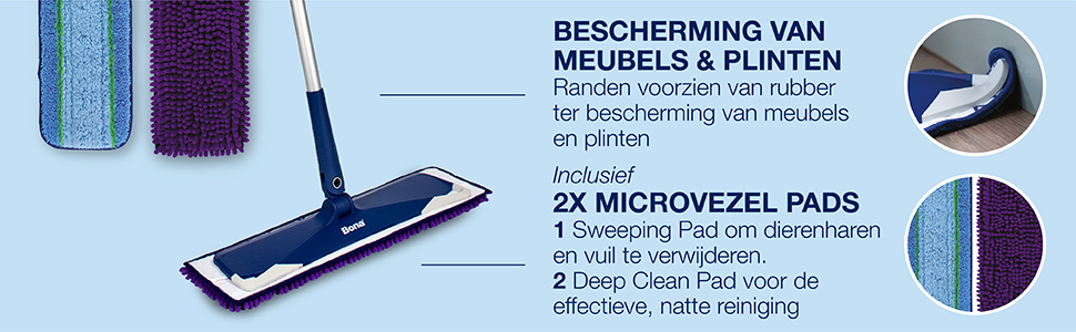 Bona Pet System - Premium Microfiber Mop