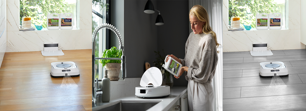 Dweilrobot - Bona, speciale formule Reinigers